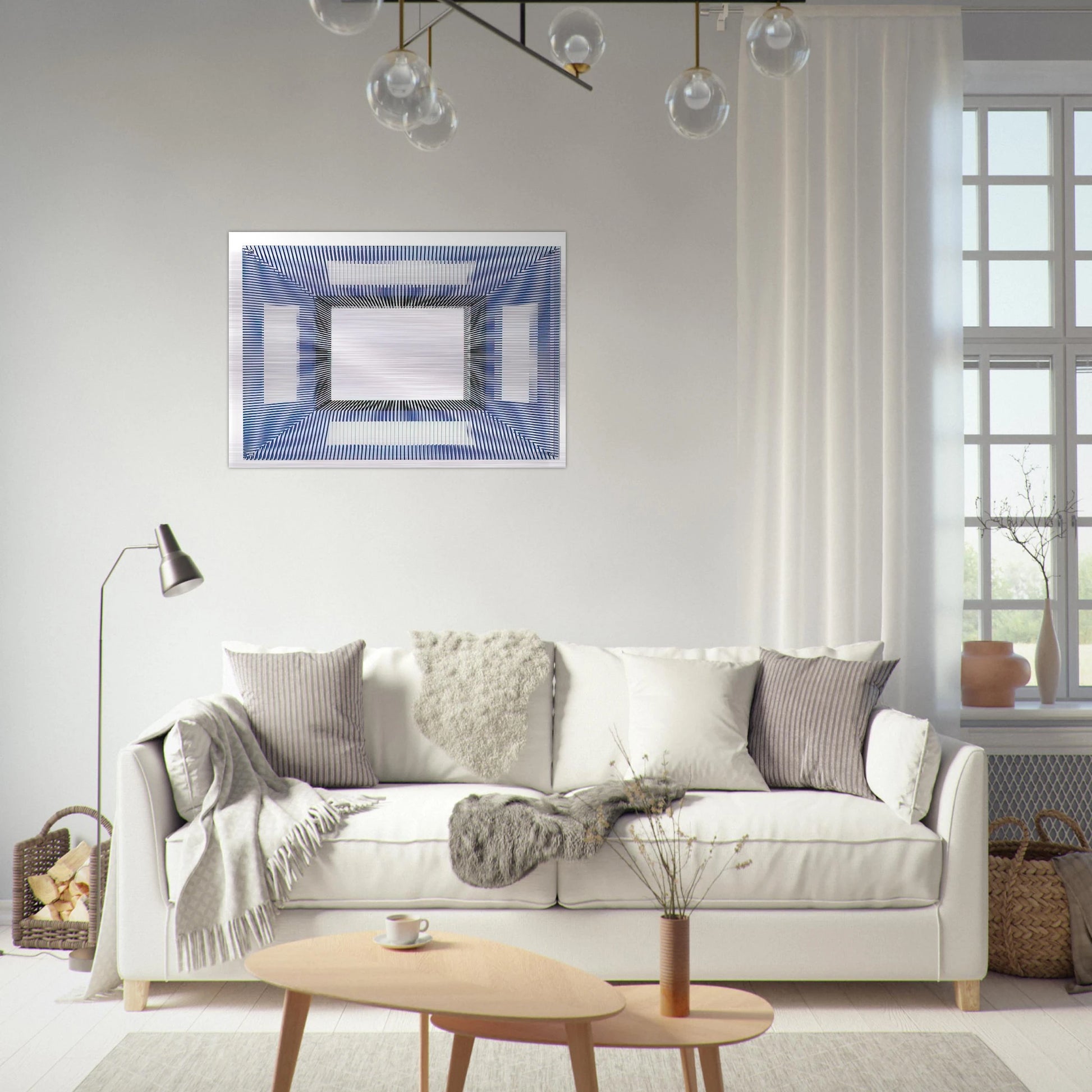 MIRROR 2005 - Jesus Rafael Soto Brushed Aluminum Print - 70x100 cm / 28x40 inches | Jesus Rafael Soto Aluminum Print | Jesus Rafael Soto Prints