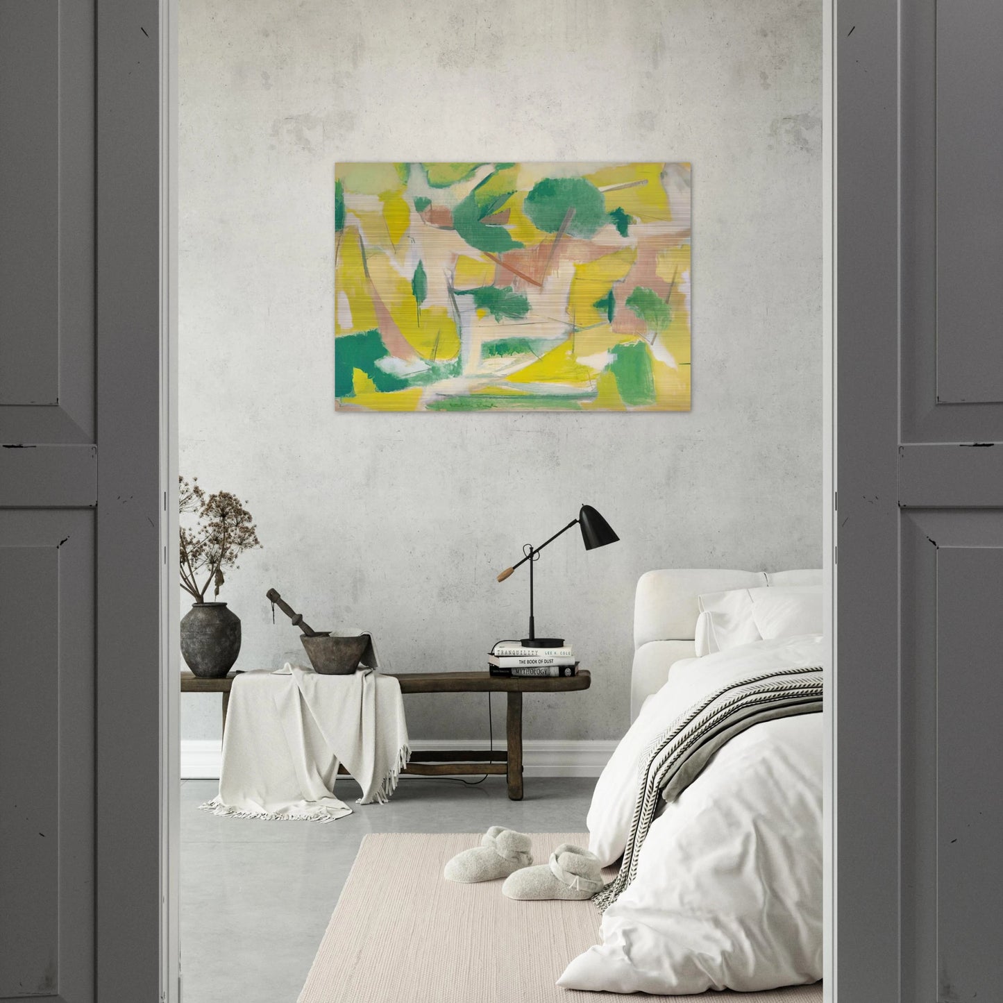 COPLA 1951 - Esteban Vicente Brushed Aluminum Print - 70x100 cm / 28x40 inches | Esteban Vicente Aluminum Print | Esteban Vicente Prints