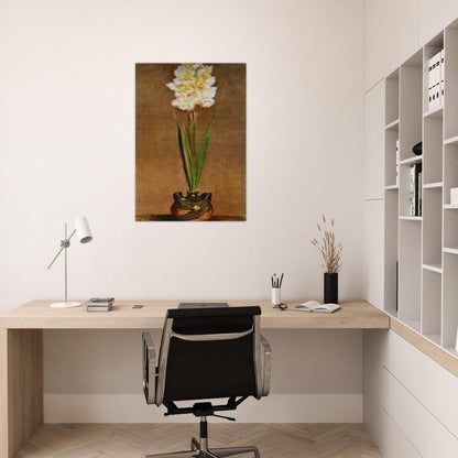 Gladiolus - claude monet Brushed Aluminum Print - 70x100 cm / 28x40 inches | claude monet Aluminum Print | claude monet Prints