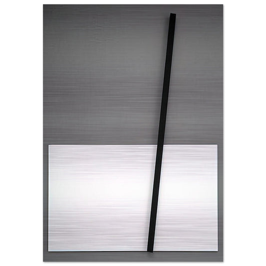 Untitled from Splints - Mira Schendel Brushed Aluminum Print - 70x100 cm / 28x40 inches | Mira Schendel Aluminum Print | Mira Schendel Prints