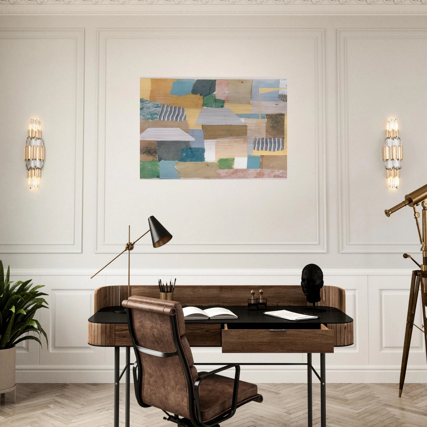 Number 653 - Abstract Expressionism - Anne Ryan Brushed Aluminum Print - 70x100 cm / 28x40 inches | Anne Ryan Aluminum Print | Anne Ryan Prints