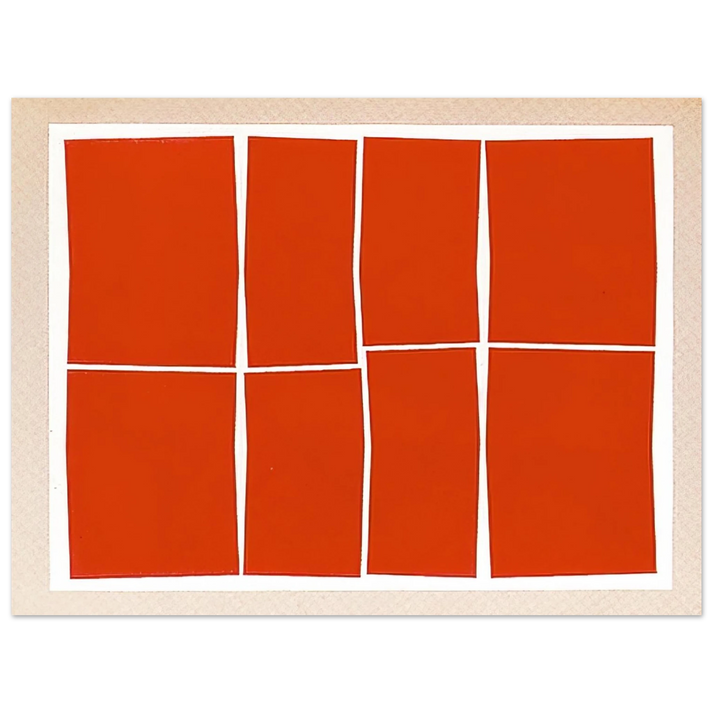 Helio Oiticica - Metaesquema - Neo-Concretism  75x100 cm / 30x40inches Fine Art Poster