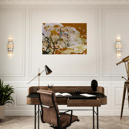 ARABS - Salvador Dali Brushed Aluminum Print - 70x100 cm / 28x40 inches | Salvador Dali Aluminum Print | Salvador Dali Prints