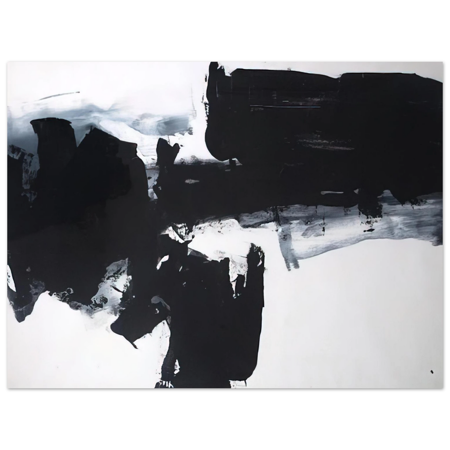 Luis Feito - UNTITLED 1961 3  75x100 cm / 30x40inches Fine Art Poster