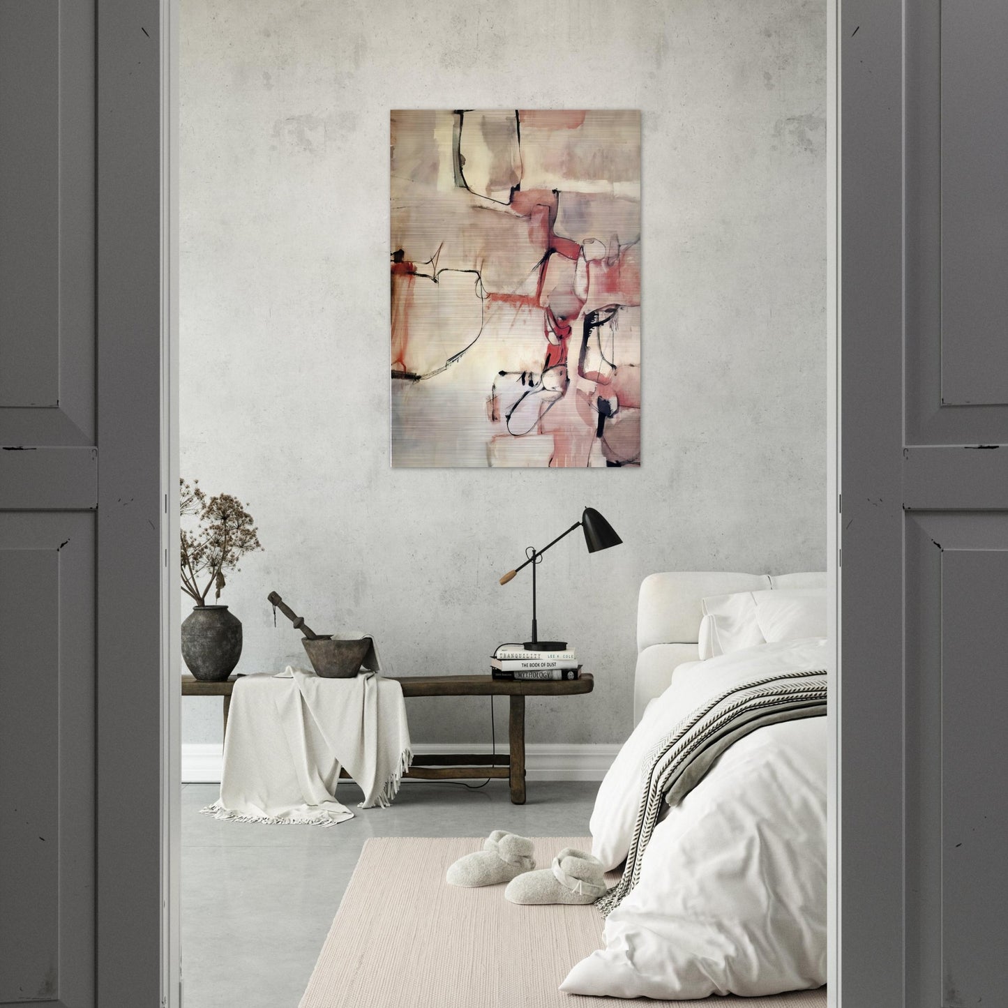 Albuquerque #3 - Richard Diebenkorn Brushed Aluminum Print - 70x100 cm / 28x40 inches | Richard Diebenkorn Aluminum Print | Richard Diebenkorn Prints