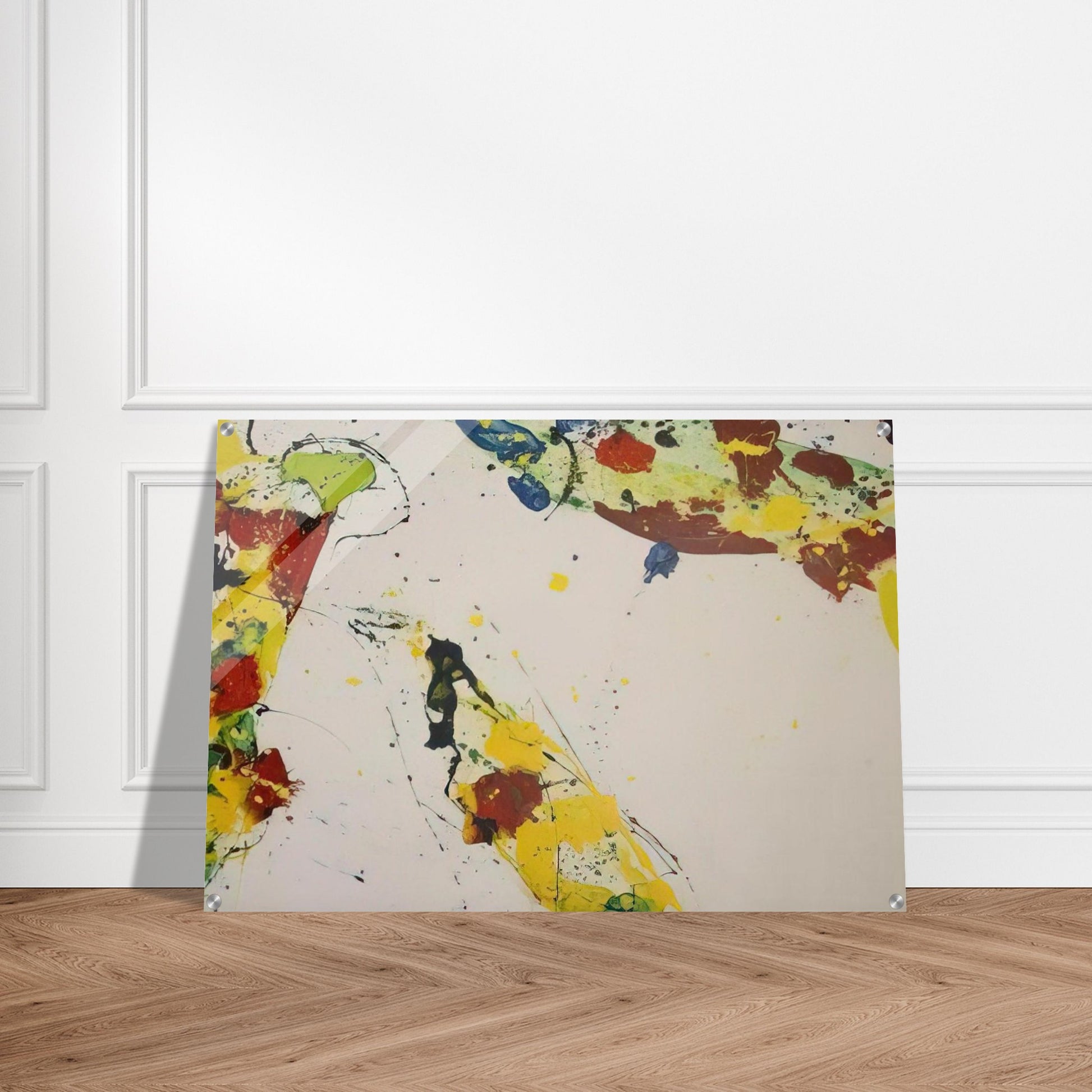 Coral Trails - Sam Francis Acrylic Print - 70x100 cm / 28x40″ inches | Sam Francis Wall Art | Sam Francis Prints