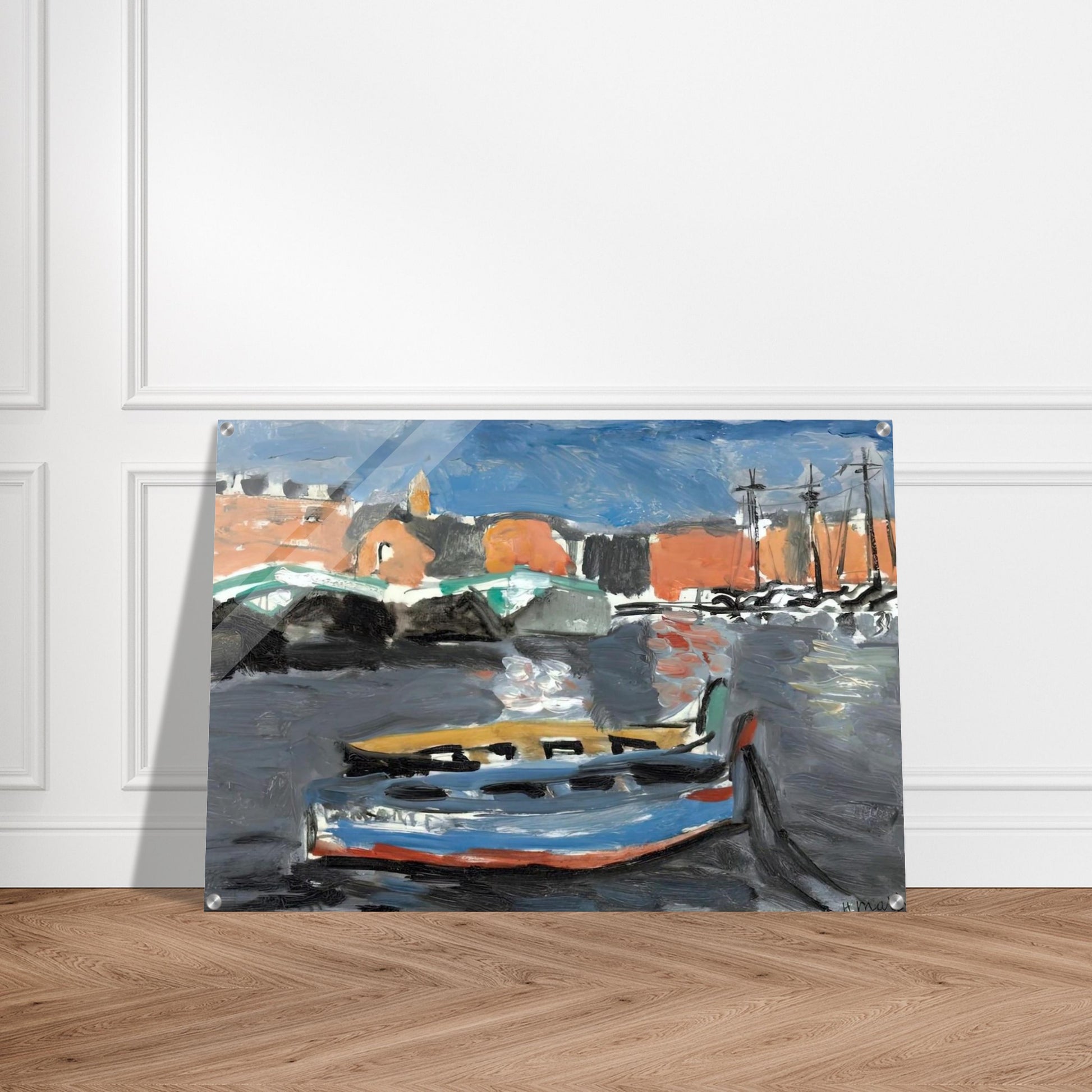 PORT DE MARSEILLE 1917 - Henri Matisse Acrylic Print - 70x100 cm / 28x40″ inches
