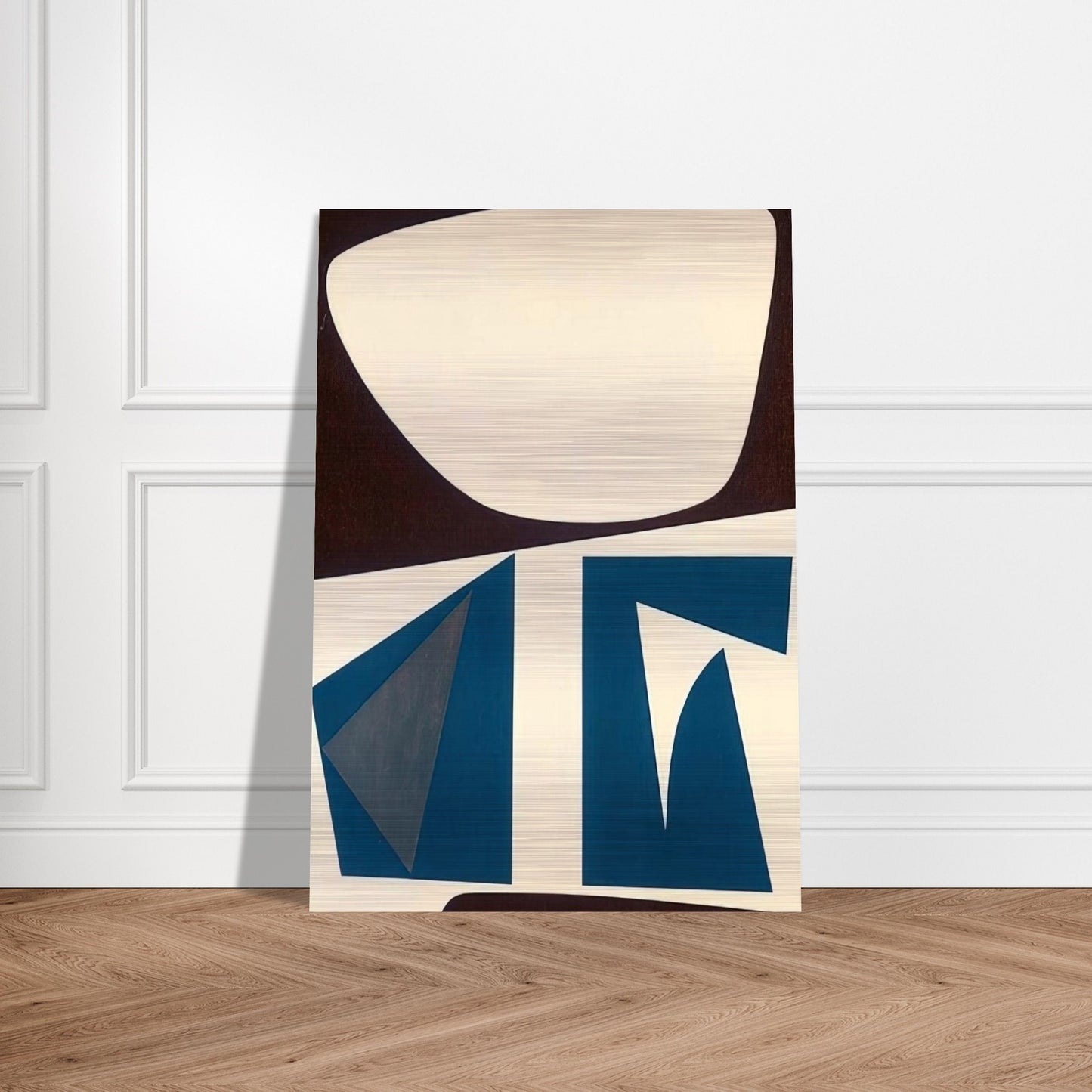 Untitled - Abstract - Indian Space painting - Will Barnet Brushed Aluminum Print - 70x100 cm / 28x40 inches | Will Barnet Aluminum Print | Will Barnet Prints