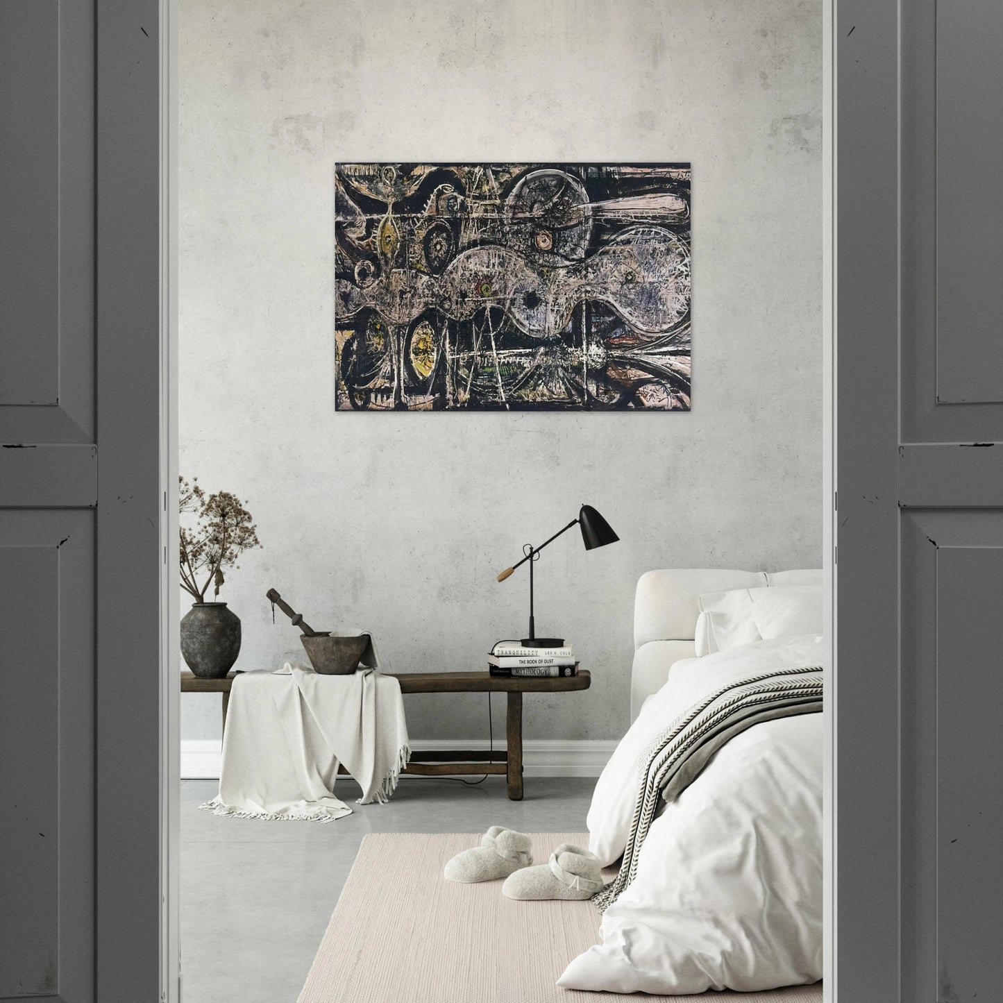 Undulation - 1942 - Richard Pousette-Dart Brushed Aluminum Print - 70x100 cm / 28x40 inches | Richard Pousette-Dart Aluminum Print | Richard Pousette-Dart Prints