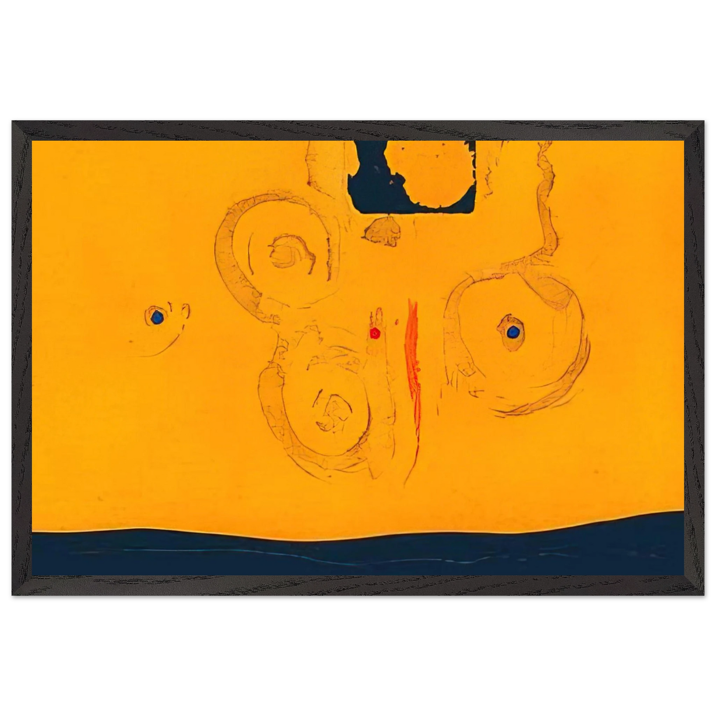 Helen Frankenthaler - Plaza Real - 1988 Wall art - 27x35 cm / 11x14 inches - Fine Art Poster-canvas - -