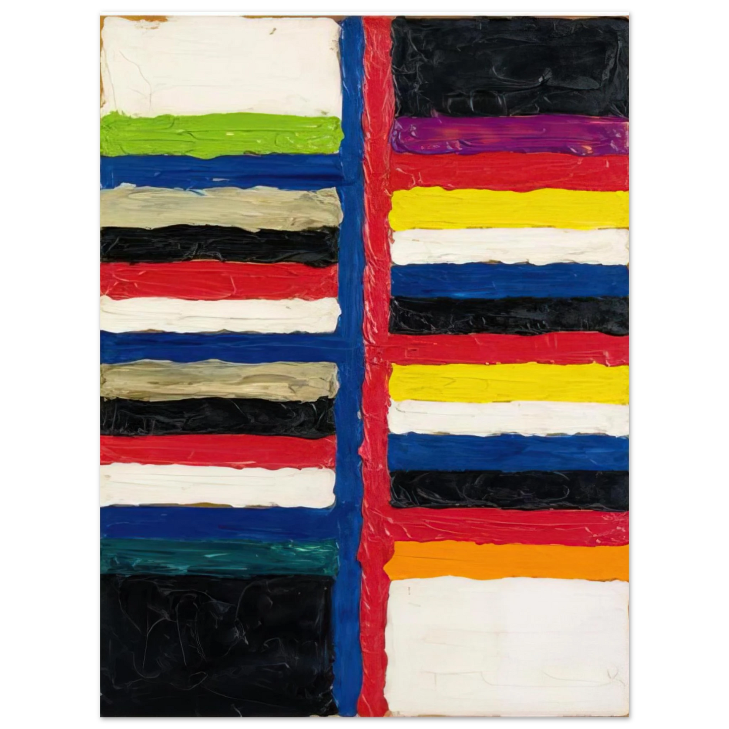 Alfred Jensen - Untitled - 1960  75x100 cm / 30x40inches Fine Art Poster