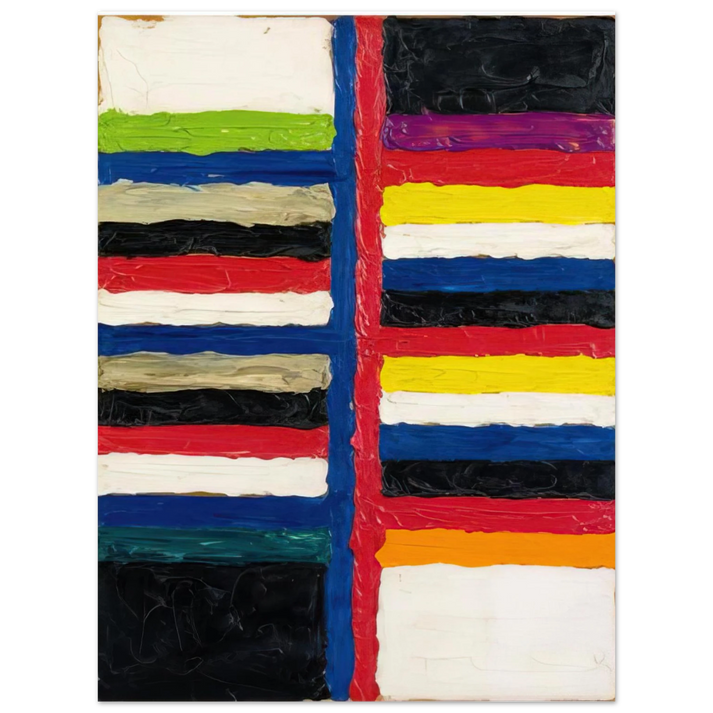 Alfred Jensen - Untitled - 1960  75x100 cm / 30x40inches Fine Art Poster