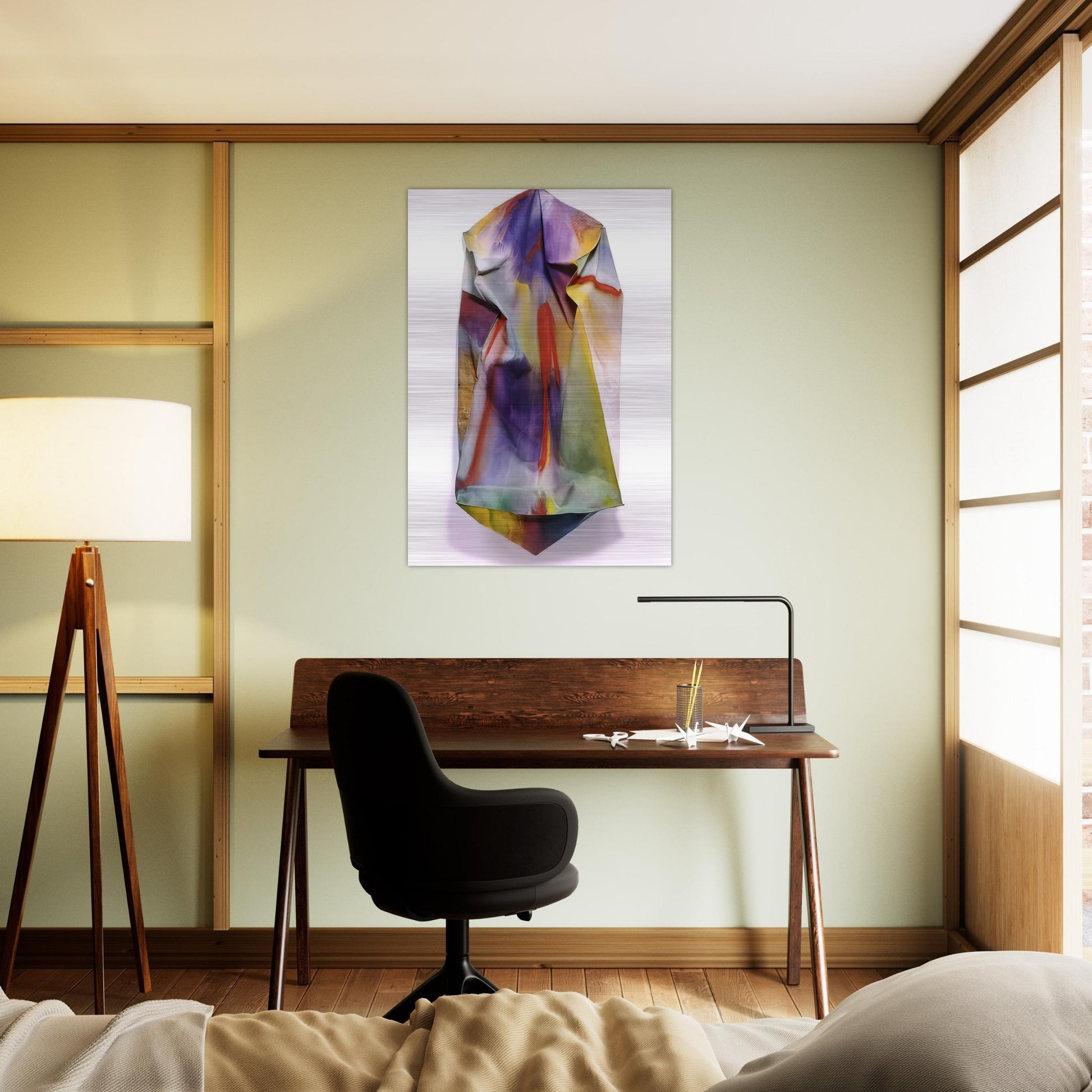 Wall Forest - Sam Gilliam Brushed Aluminum Print - 70x100 cm / 28x40 inches | Sam Gilliam Aluminum Print | Sam Gilliam Prints