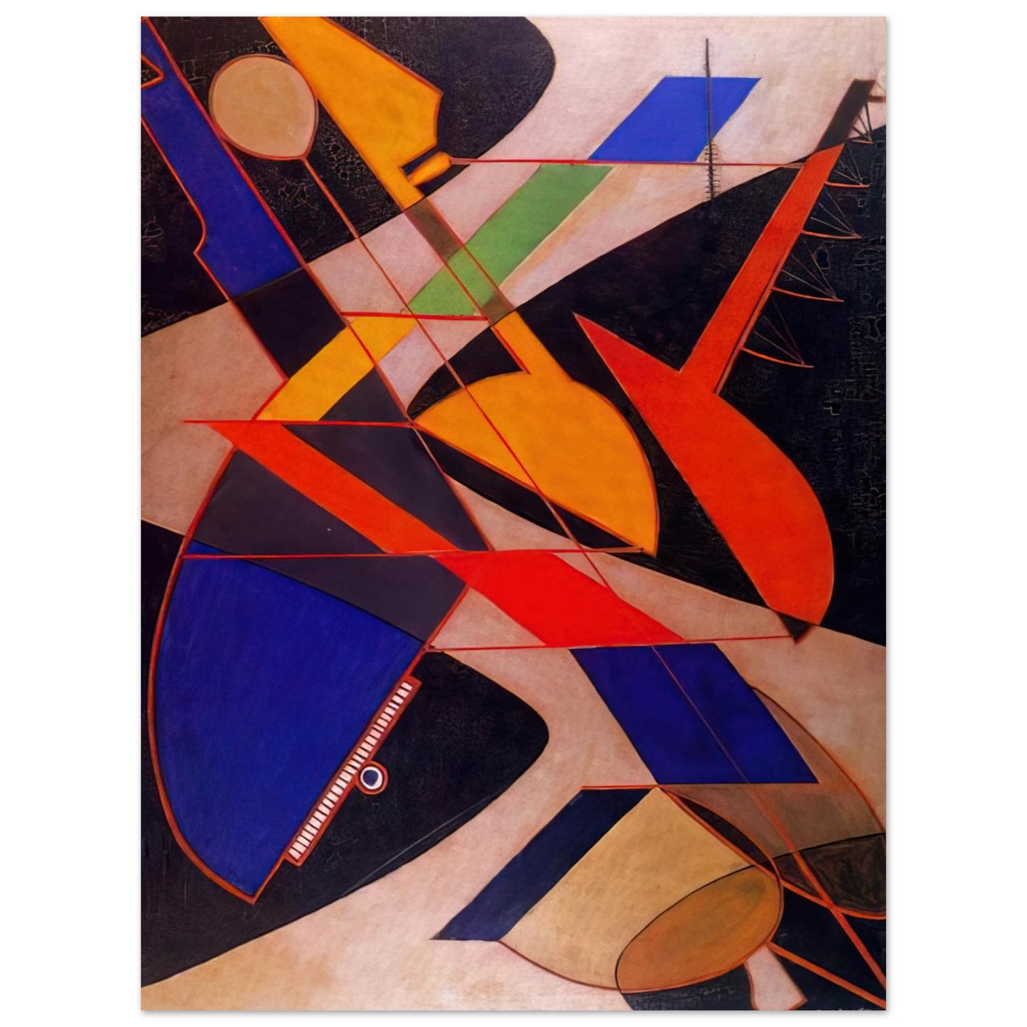 Man Ray - ORQUESTA SINFONICA 1916  75x100 cm / 30x40inches Fine Art Poster