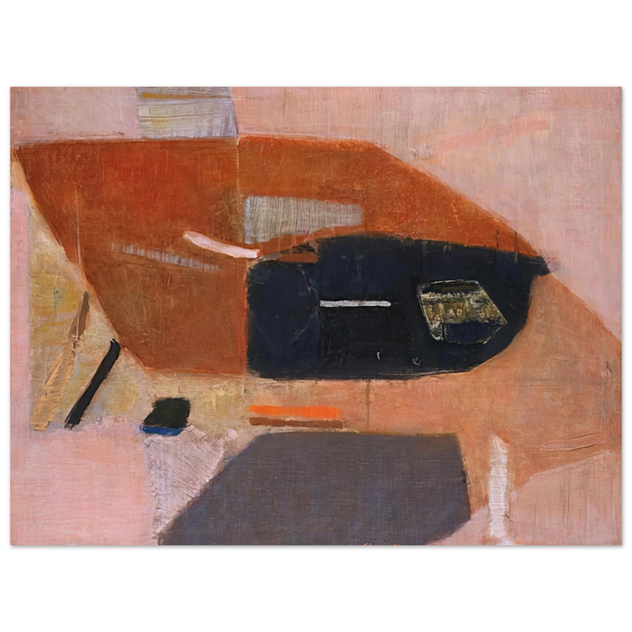 Kenzo Okada - Number 2 - 1954  75x100 cm / 30x40inches Fine Art Poster