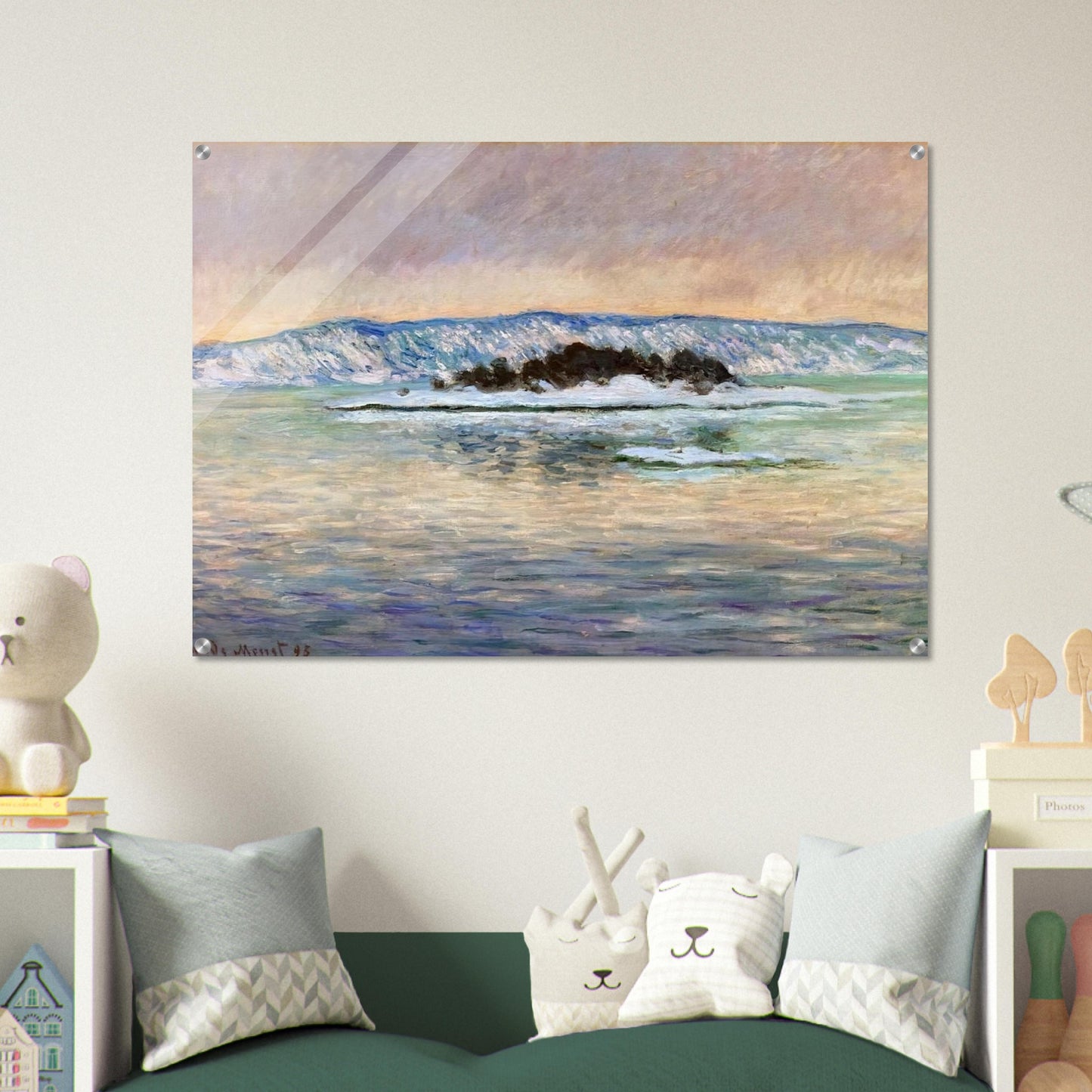 The Fjord, near Christiania - claude monet Acrylic Print - 70x100 cm / 28x40″ inches | claude monet Wall Art | claude monet Prints