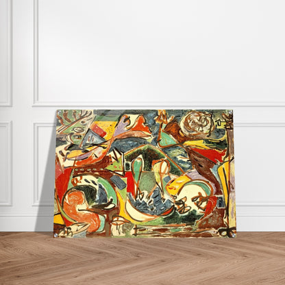THE KEY - Jackson Pollock Acrylic Print - 70x100 cm / 28x40″ inches