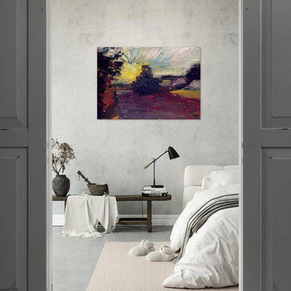 SUNSET IN CORSICA 1898 - Henri Matisse Brushed Aluminum Print - 70x100 cm / 28x40 inches | Henri Matisse Aluminum Print | Henri Matisse Prints