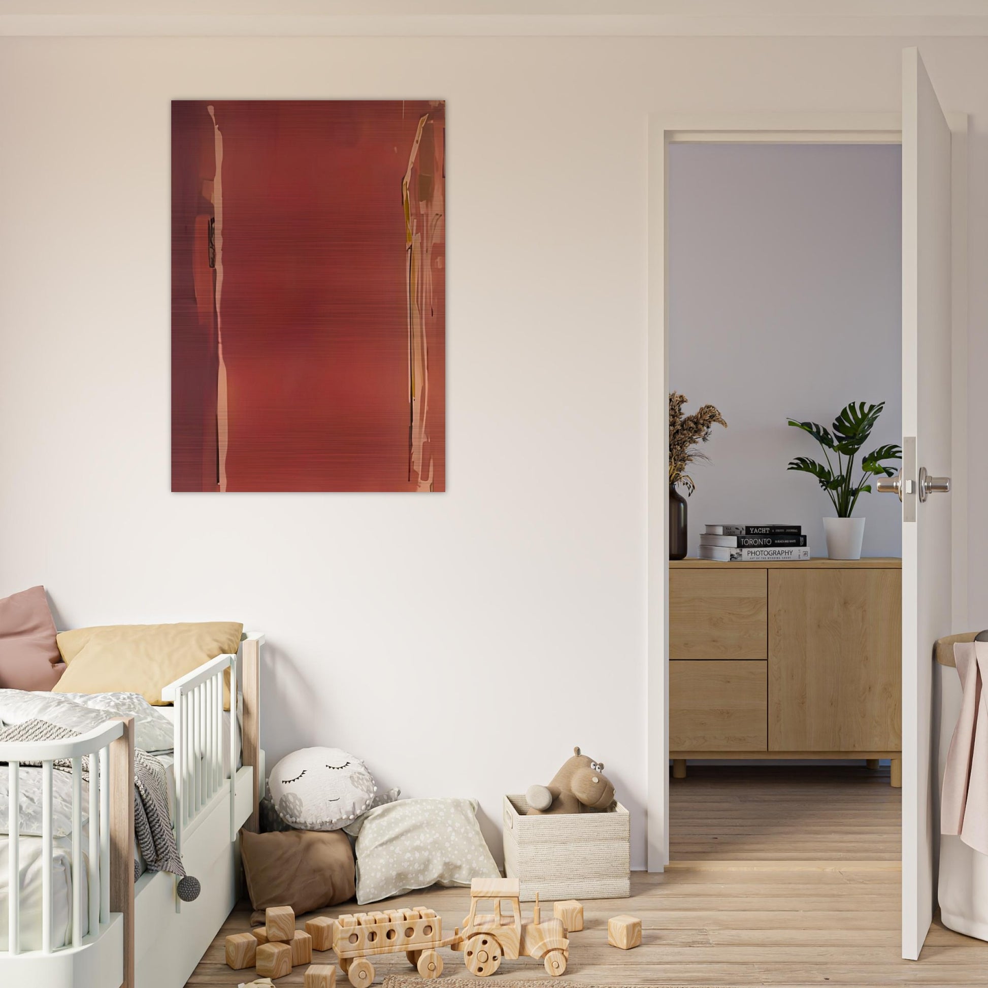 Sentry, 1976- - Helen Frankenthaler Brushed Aluminum Print - 70x100 cm / 28x40 inches | Helen Frankenthaler Aluminum Print | Helen Frankenthaler Prints