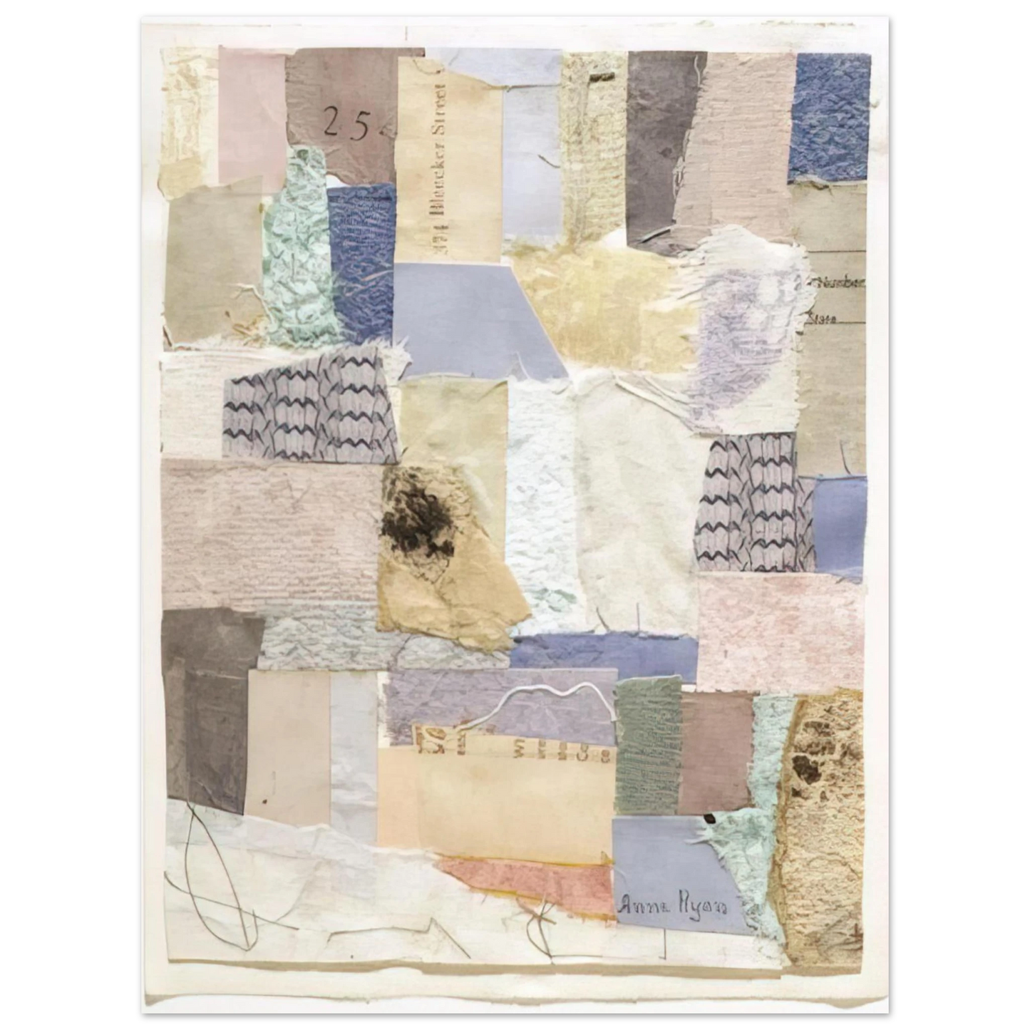 Anne Ryan - Number 334 - Abstract Expressionism  75x100 cm / 30x40inches Fine Art Poster