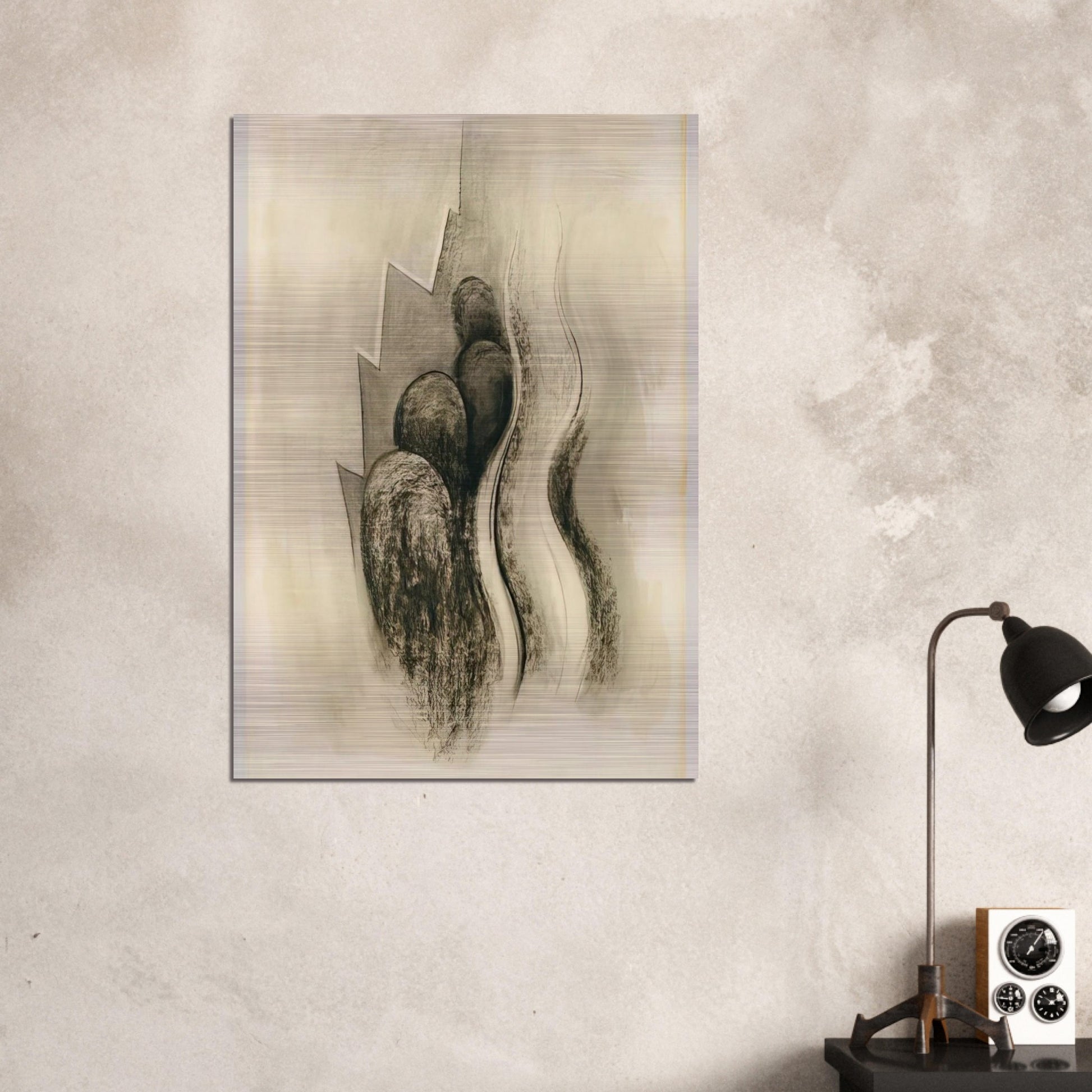 Drawing XIII - Georgia O'Keeffe Brushed Aluminum Print - 70x100 cm / 28x40 inches | Georgia O'Keeffe Aluminum Print | Georgia O'Keeffe Prints