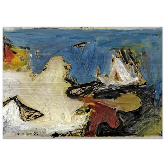 PAINTING I 1957 - Milton Resnick Brushed Aluminum Print - 70x100 cm / 28x40 inches | Milton Resnick Aluminum Print | Milton Resnick Prints
