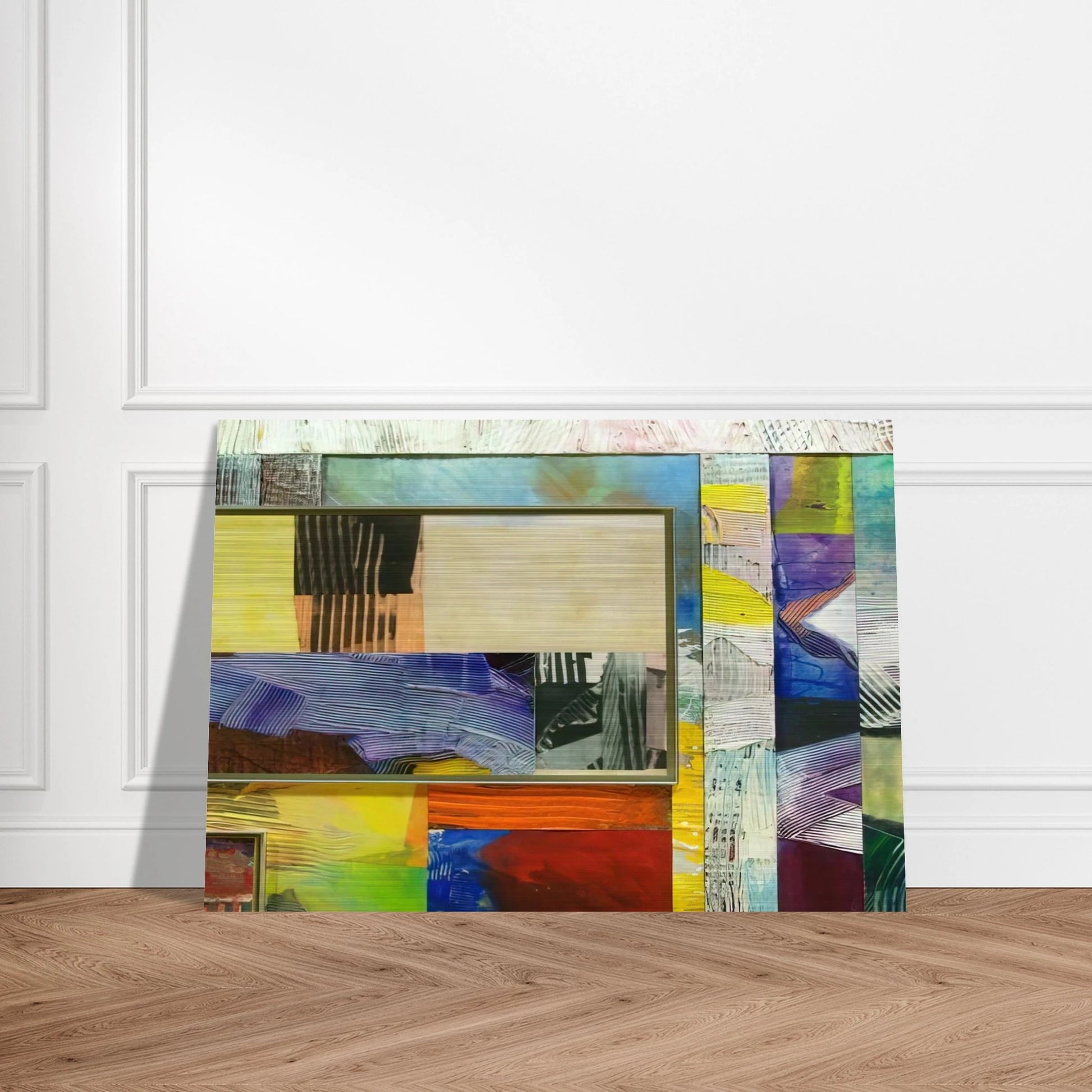 Time Before History - Sam Gilliam Brushed Aluminum Print - 70x100 cm / 28x40 inches | Sam Gilliam Aluminum Print | Sam Gilliam Prints