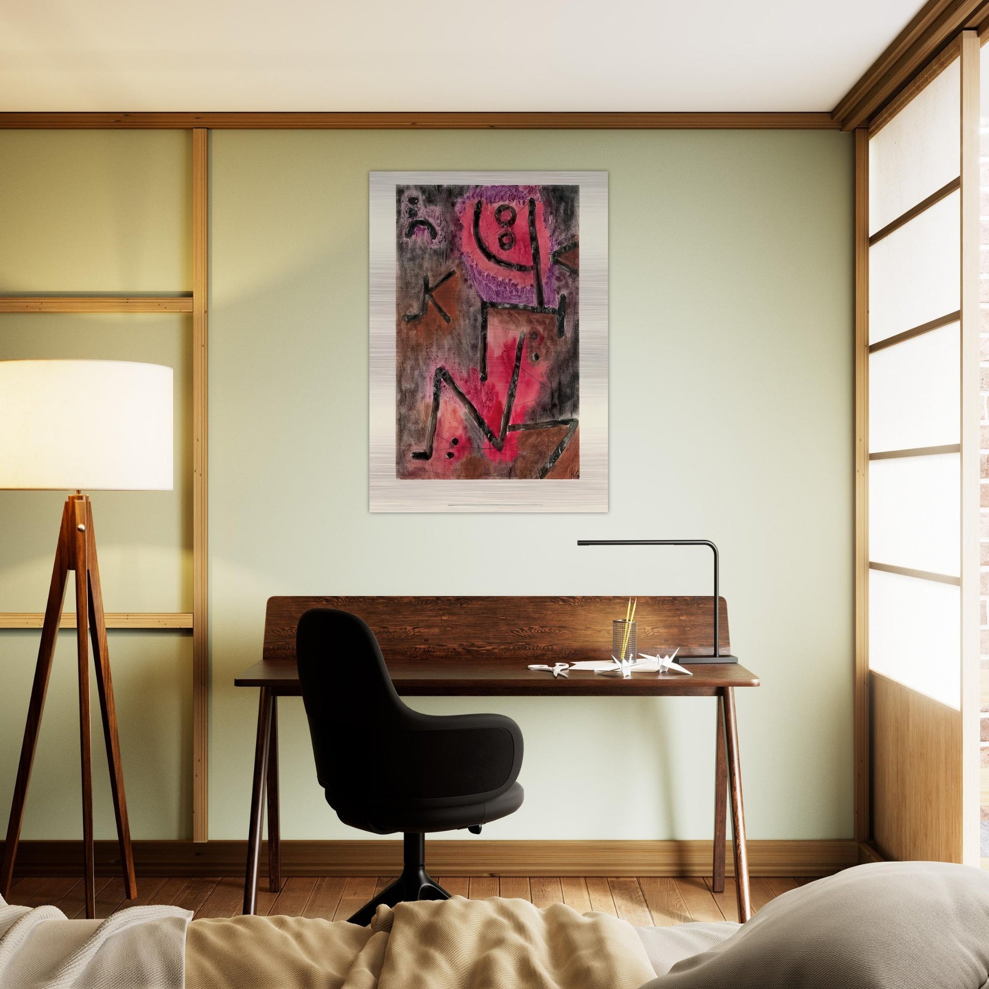 AFTER ANNEALING 1940 - Paul Klee Brushed Aluminum Print - 70x100 cm / 28x40 inches | Paul Klee Aluminum Print | Paul Klee Prints