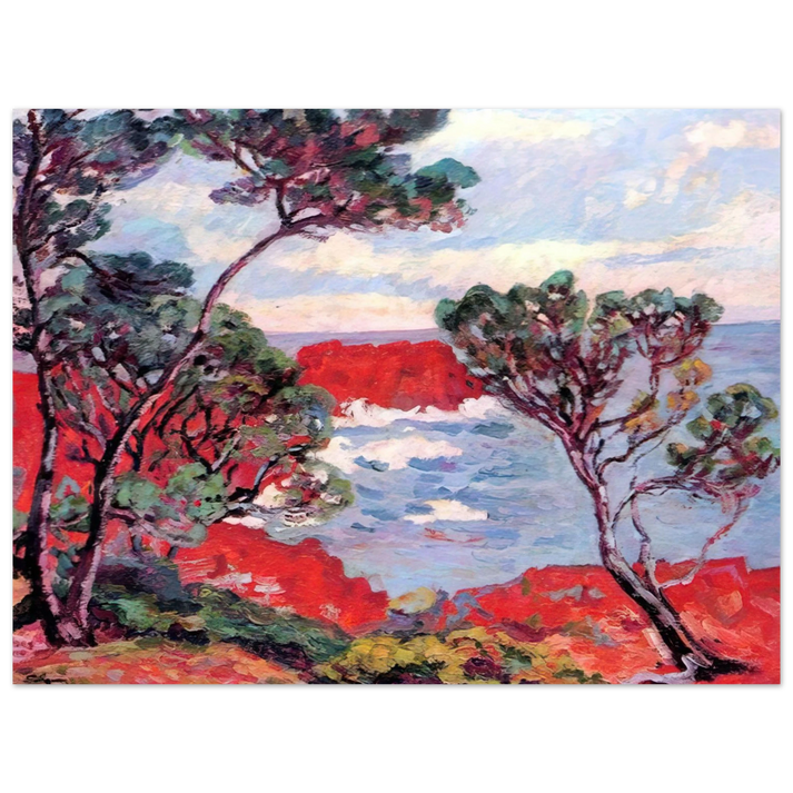 Armand Guillaumin - Les rochers rouges - 1894  75x100 cm / 30x40inches Fine Art Poster