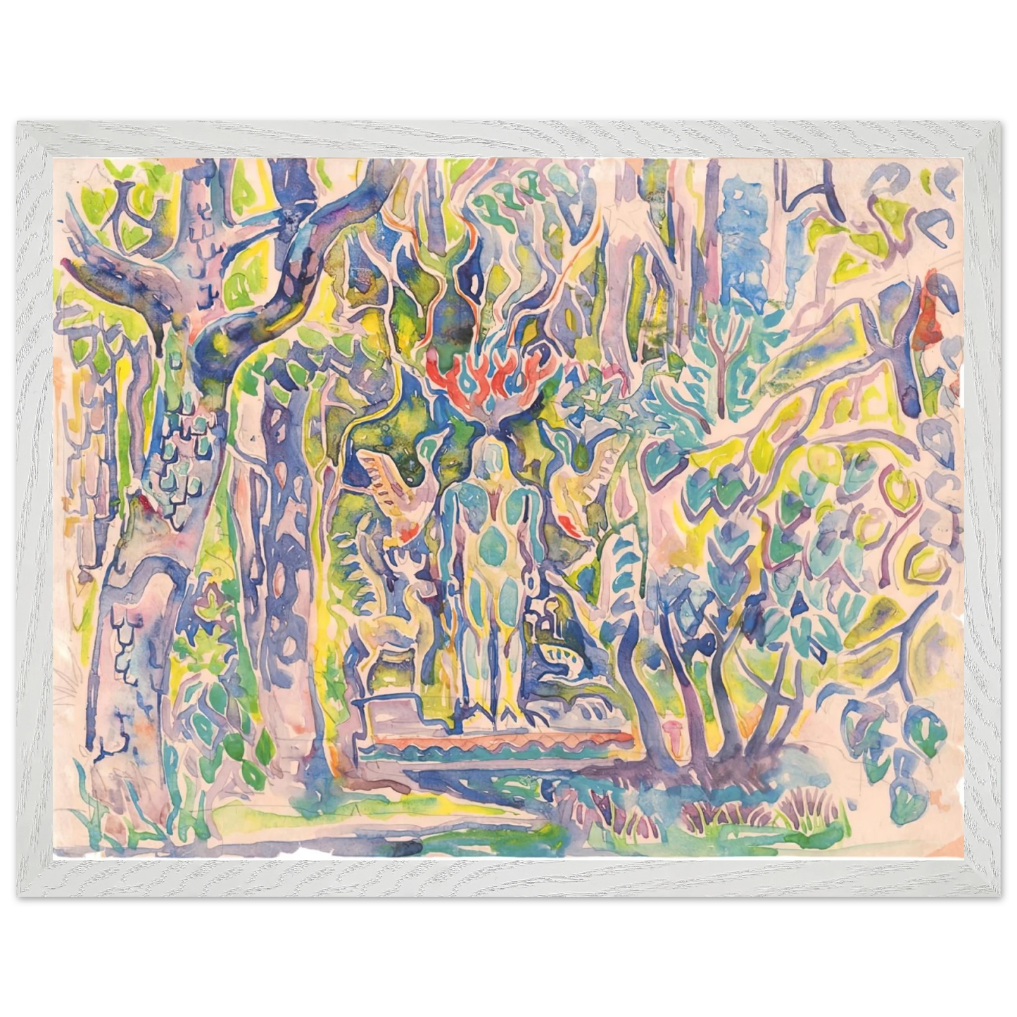 Walter Inglis Anderson - Walter Anderson Wall art - A2 (42 x 59.4  cm) - Premium Wooden Framed Poster With Fine Art Paper-canvas - Wood frame