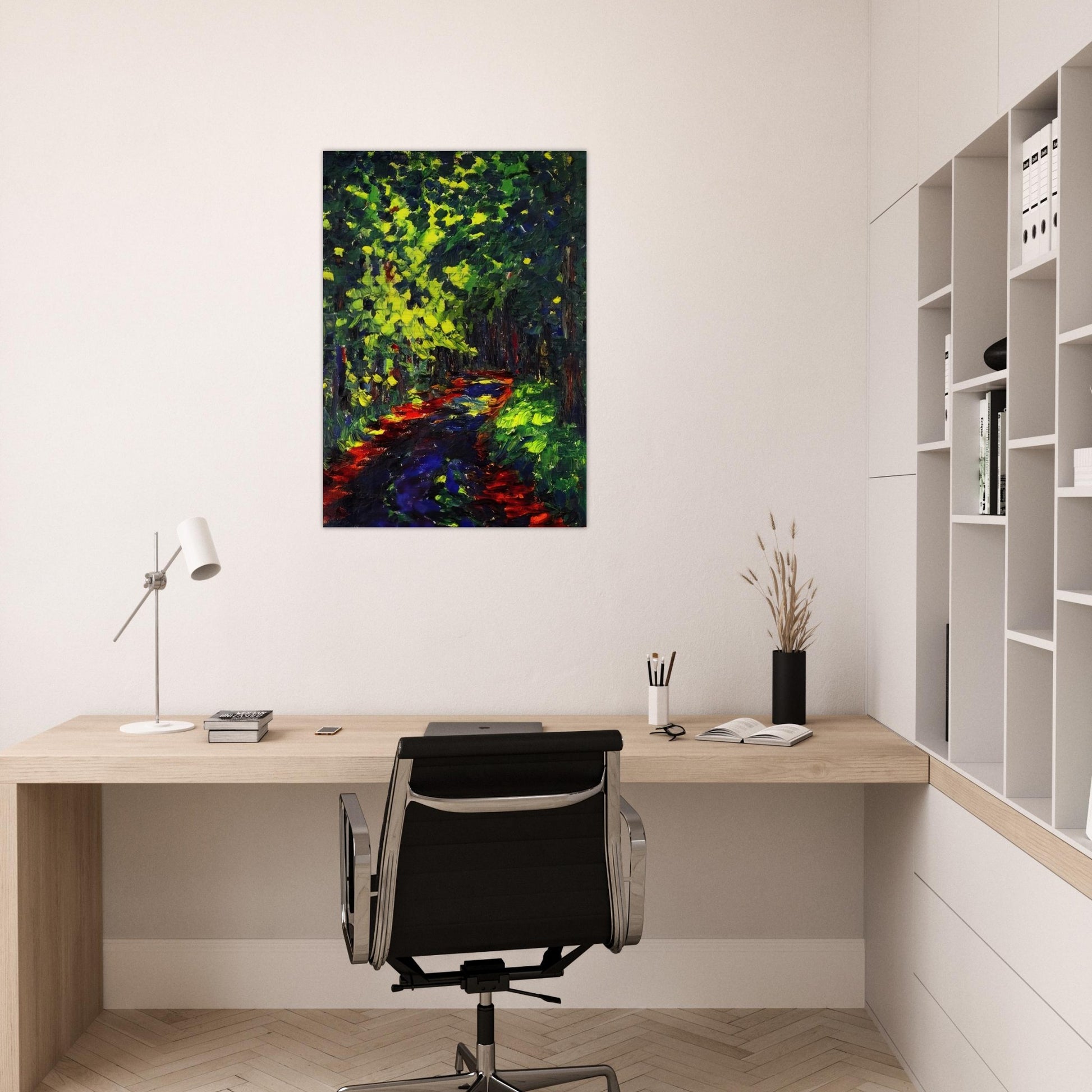 Forest Path - Emil Nolde Brushed Aluminum Print - 70x100 cm / 28x40 inches | Emil Nolde Aluminum Print | Emil Nolde Prints