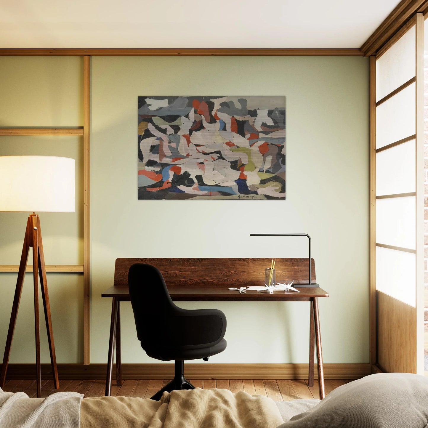 Untitled - Abstract Expressionism - Robert Goodnough Brushed Aluminum Print - 70x100 cm / 28x40 inches | Robert Goodnough Aluminum Print | Robert Goodnough Prints