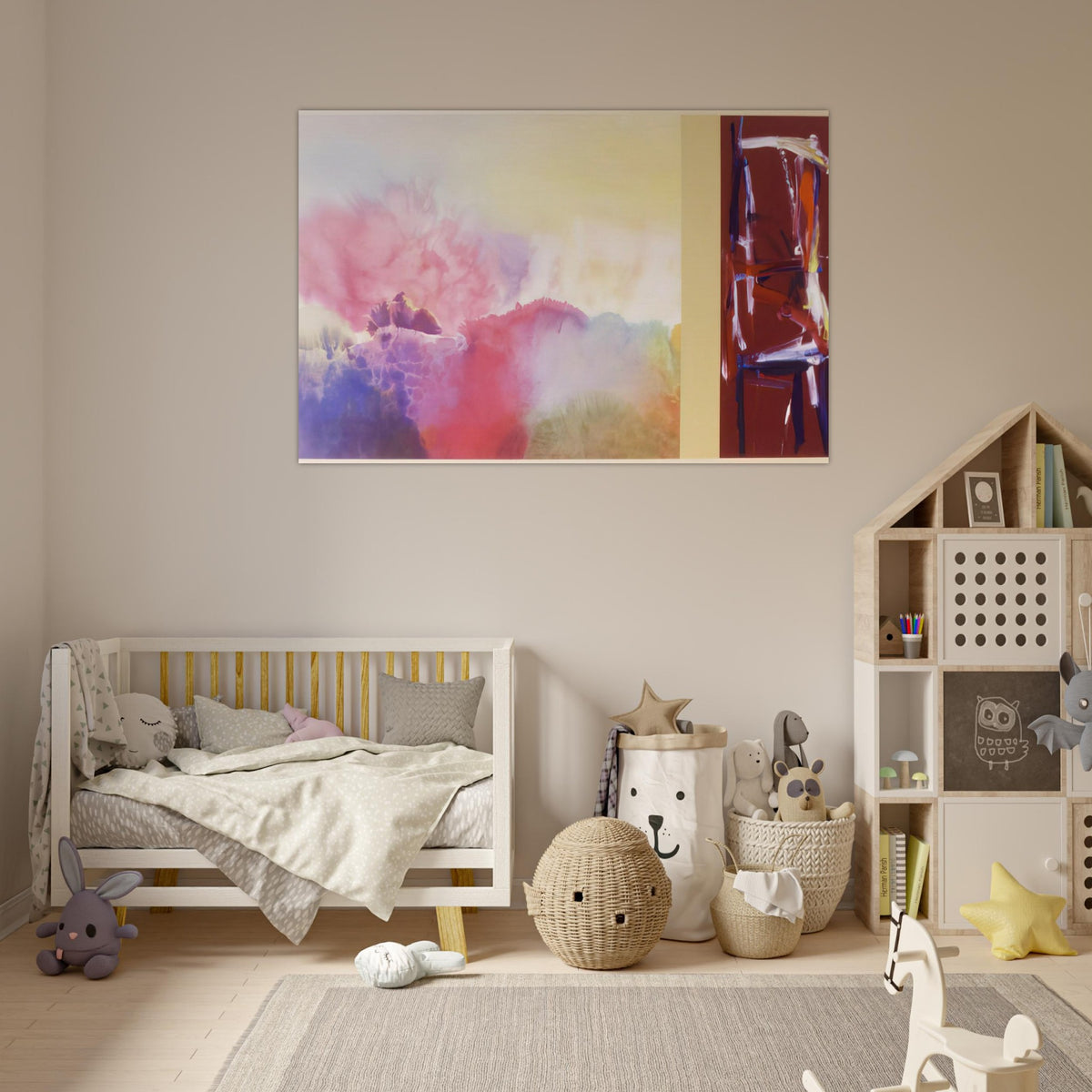 For Sara Teasdale - 1992 - Ronnie Landfield Art Prints - 100x150 cm / 40x60″ inches | Ronnie Landfield Poster | Ronnie Landfield Prints