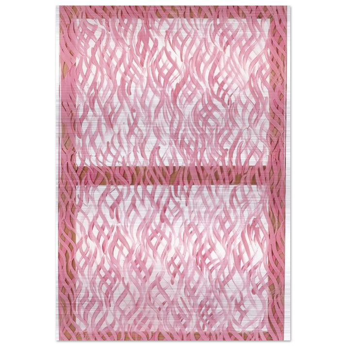 Segni rosa - 1967 - Carla Accardi Brushed Aluminum Print - 70x100 cm / 28x40 inches | Carla Accardi Aluminum Print | Carla Accardi Prints