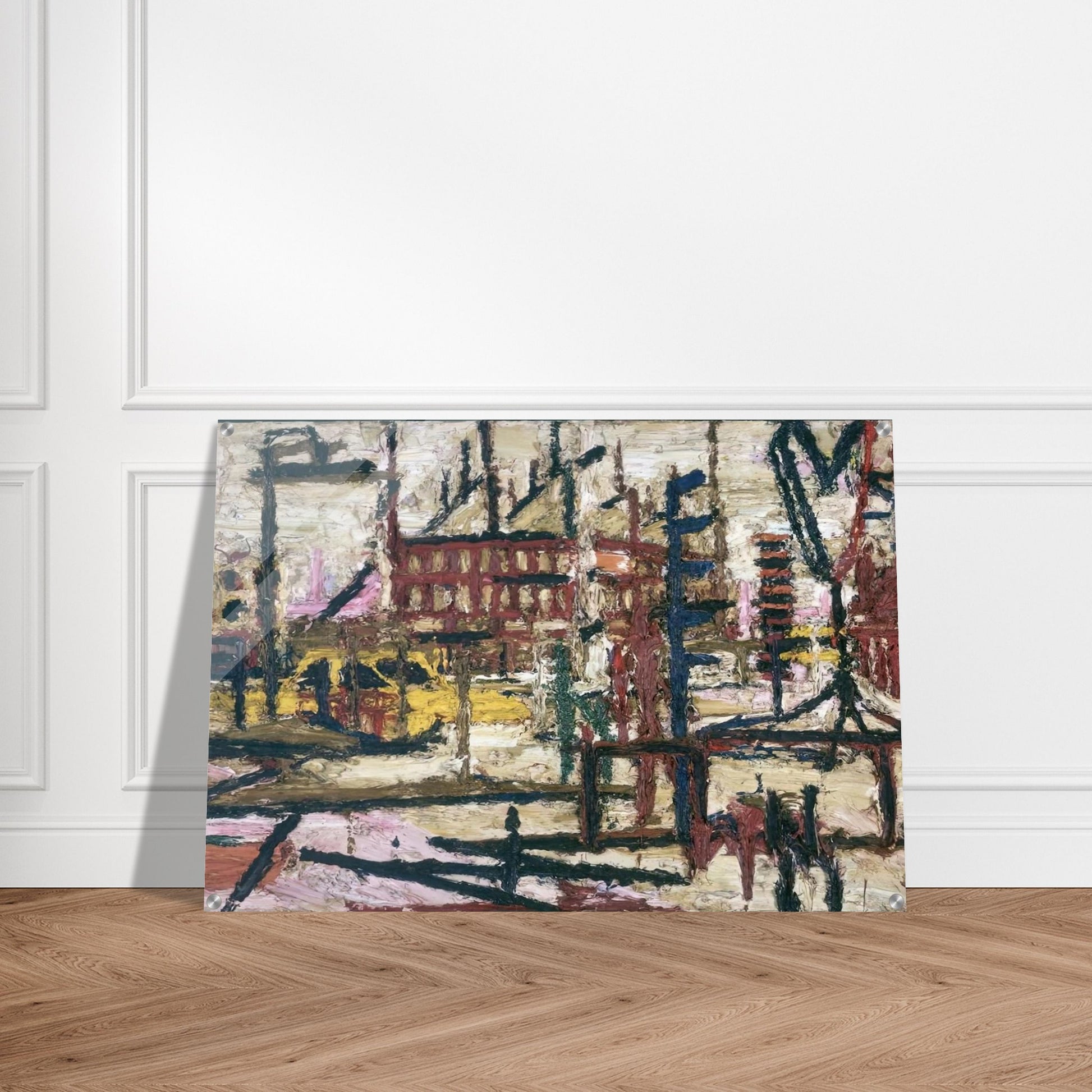 MORNINGTON CRESCENT - Frank Auerbach Acrylic Print - 70x100 cm / 28x40″ inches
