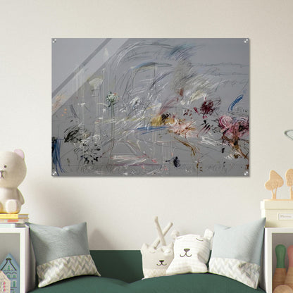 School of Athens - Cy Twombly Acrylic Print - 70x100 cm / 28x40″ inches