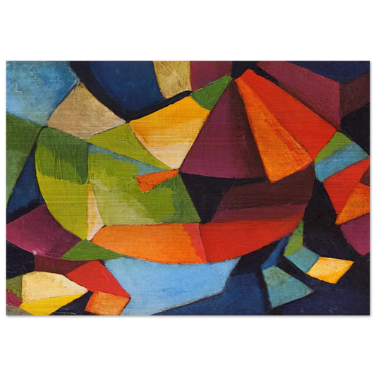 Synchromy - 1916 - Morgan Russell Brushed Aluminum Print - 70x100 cm / 28x40 inches | Morgan Russell Aluminum Print | Morgan Russell Prints