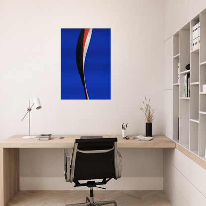Untitled - Hard Edge Painting - Lorser Feitelson Brushed Aluminum Print - 70x100 cm / 28x40 inches | Lorser Feitelson Aluminum Print | Lorser Feitelson Prints