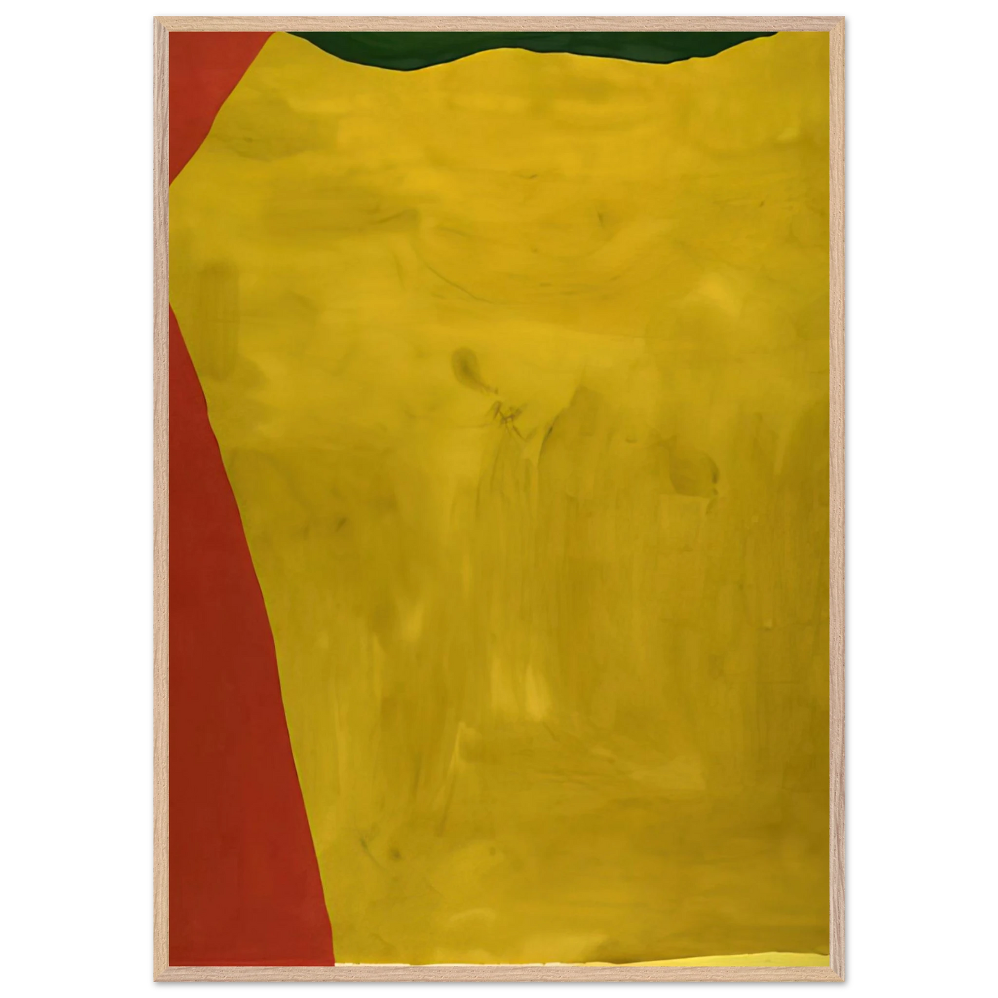 Helen Frankenthaler - Blessing of the Fleet - 1969 Wall art - 60x80 cm / 24x32 inches - Premium Wooden Framed Poster With Fine Art Paper-canvas - Black frame