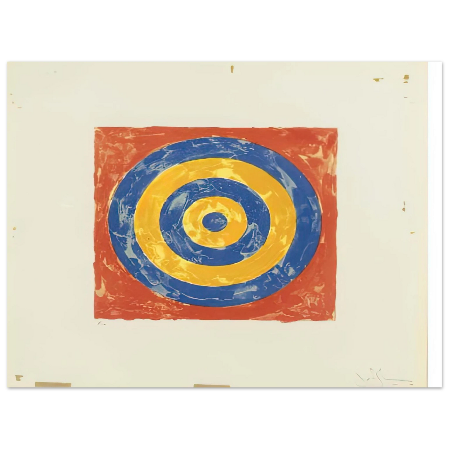 Jasper Johns - TARGET UNIVERSAL LIMITED ART EDITIONS 35  75x100 cm / 30x40inches Fine Art Poster
