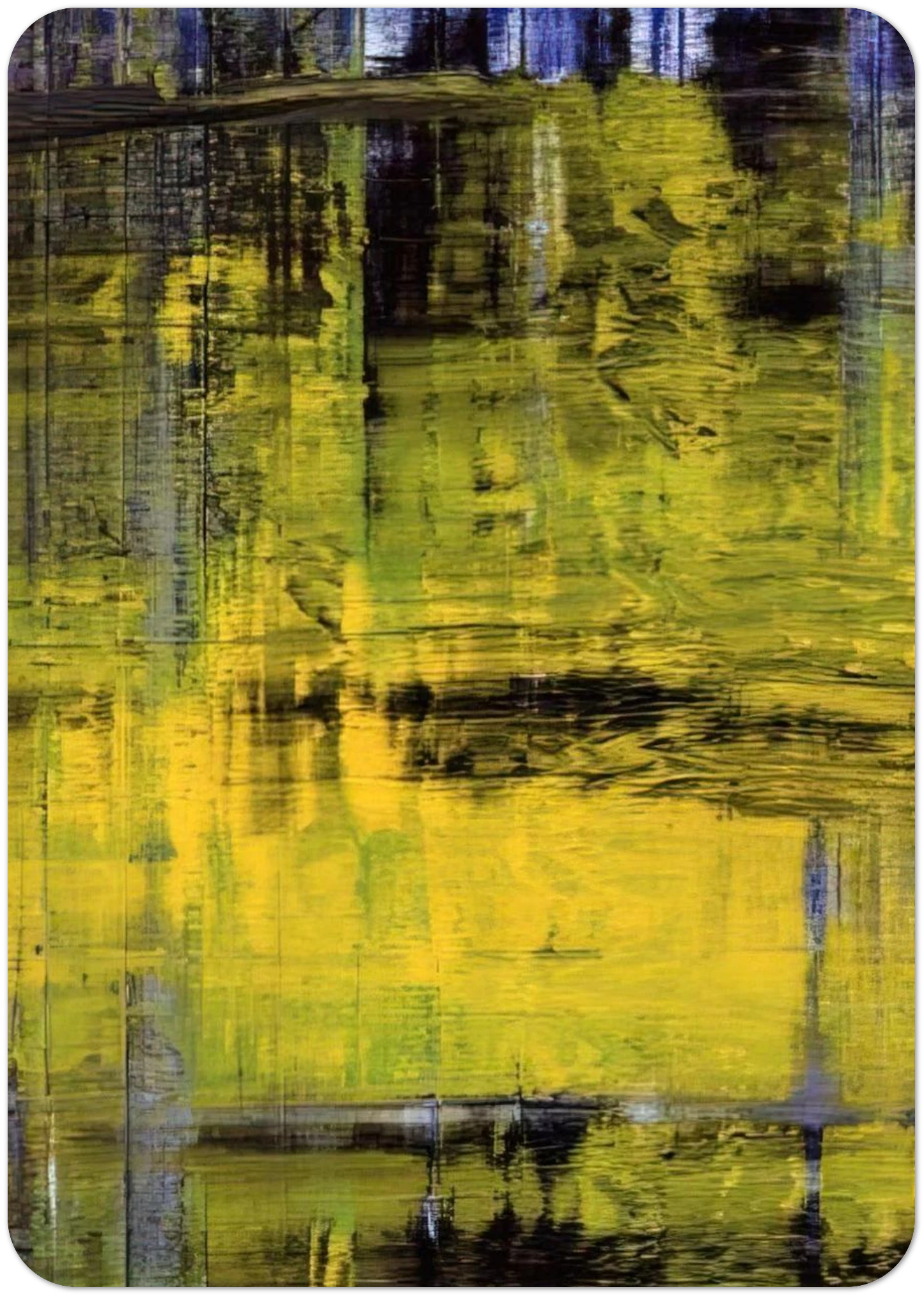 ABSTRAKTES BILD ABSTRACT PICTURE 1994 By Gerhard Richter Pack of 10 Post Cards | Gerhard Richter Post Cards | A6 (10.5 x 14.8 cm) - 4.1 x 5.8 inches