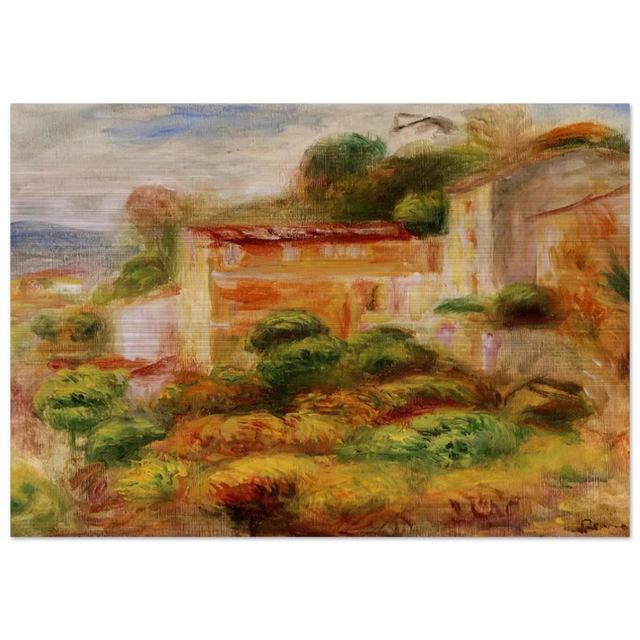 Maison de la Poste - Pierre-Auguste Renoir Brushed Aluminum Print - 70x100 cm / 28x40 inches | Pierre-Auguste Renoir Aluminum Print | Pierre-Auguste Renoir Prints