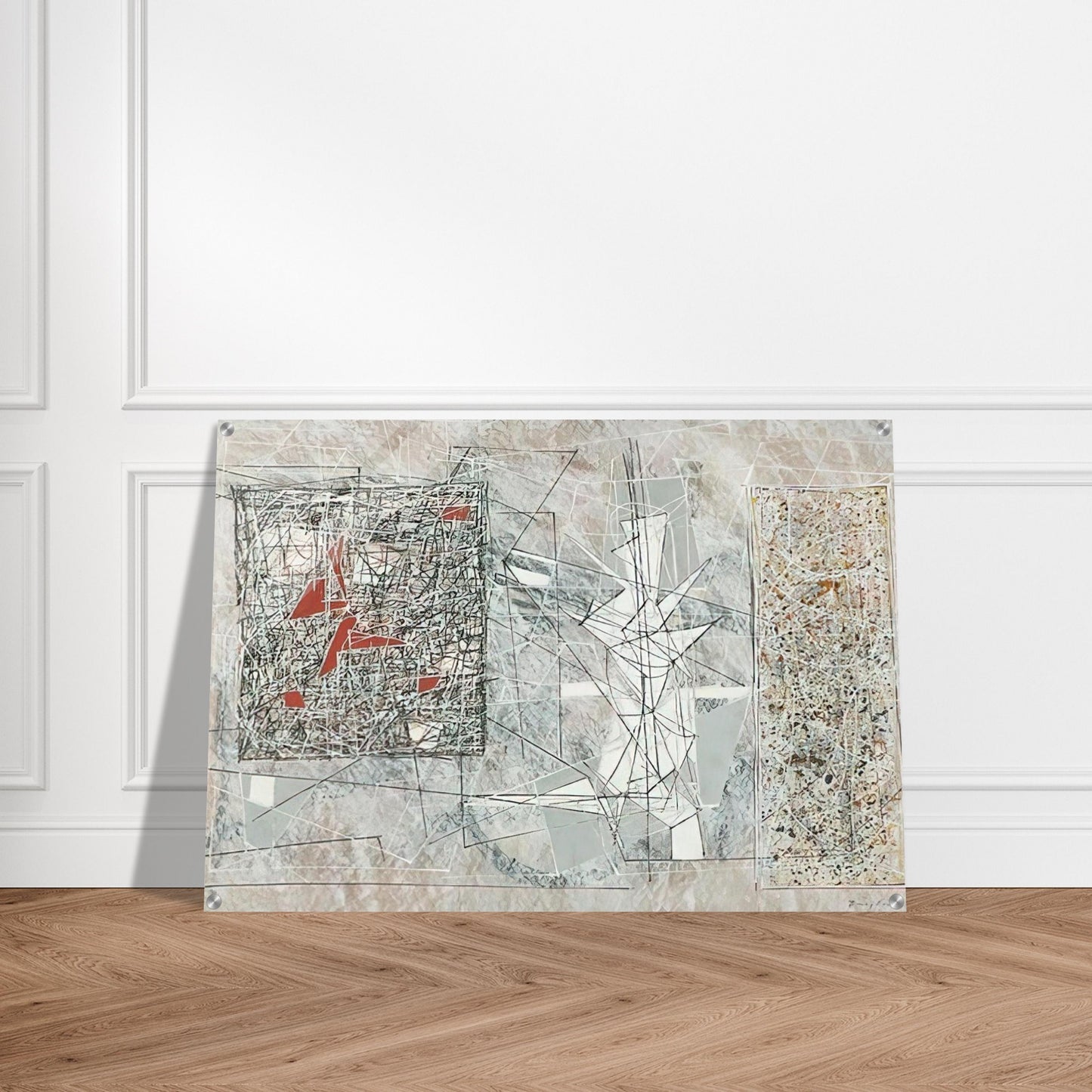 White Space - 1951 - Jimmy Ernst Acrylic Print - 70x100 cm / 28x40″ inches | Jimmy Ernst Wall Art | Jimmy Ernst Prints