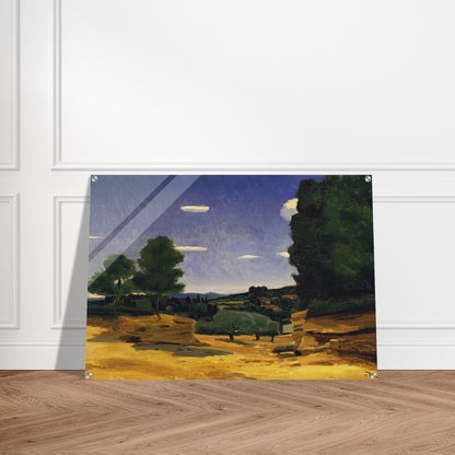 LANDSCAPE PROVENCE 1925 - Andre Derain Acrylic Print - 70x100 cm / 28x40″ inches