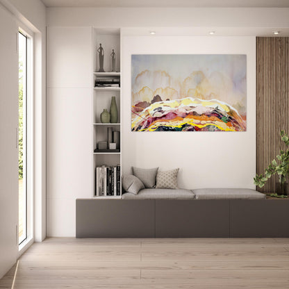 Danish Opera - 1969 - Ronnie Landfield Art Prints - 100x150 cm / 40x60″ inches | Ronnie Landfield Poster | Ronnie Landfield Prints
