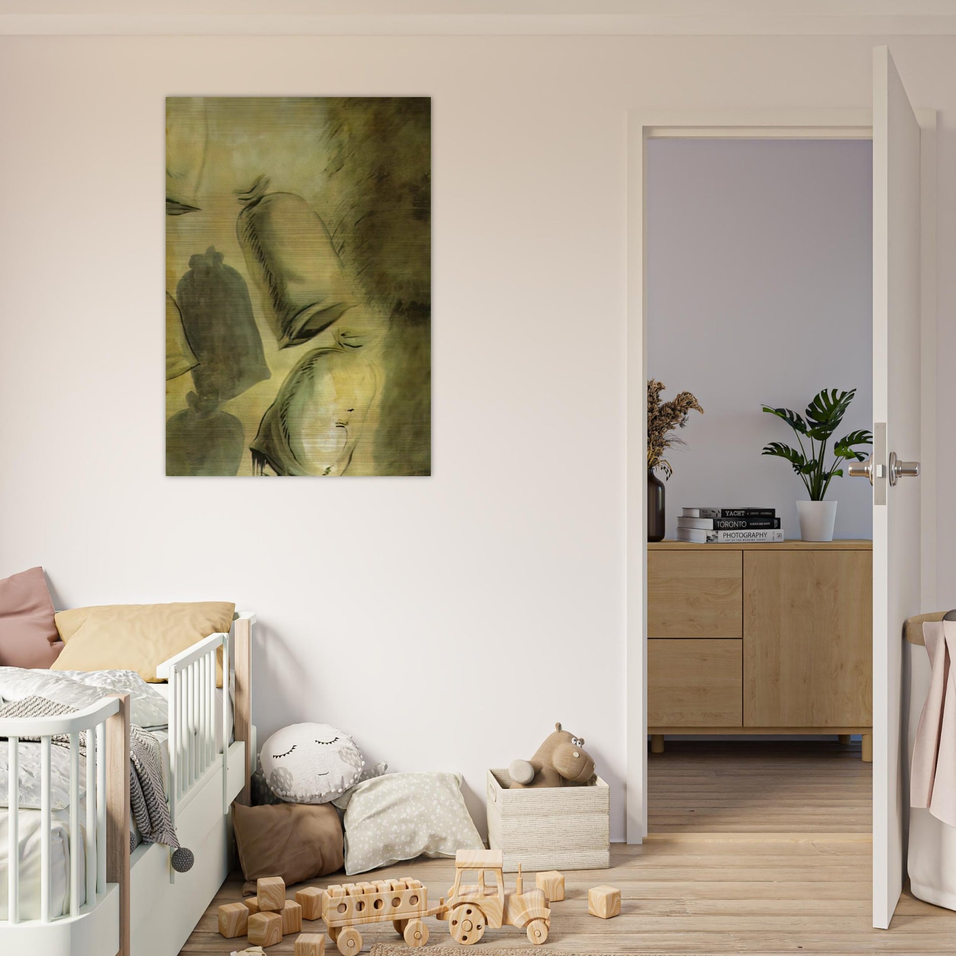 SET DESIGN FOR THE BALLET LOS SACOS DEL MOLINERO 1 - Salvador Dali Brushed Aluminum Print - 70x100 cm / 28x40 inches | Salvador Dali Aluminum Print | Salvador Dali Prints