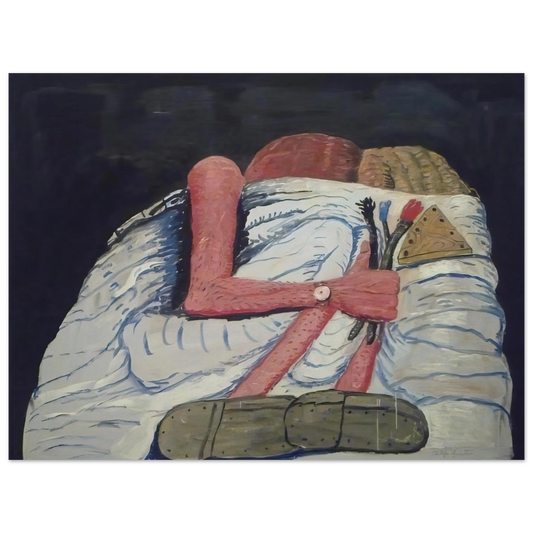 Philip Guston - COUPLE IN BED  75x100 cm / 30x40inches Fine Art Poster