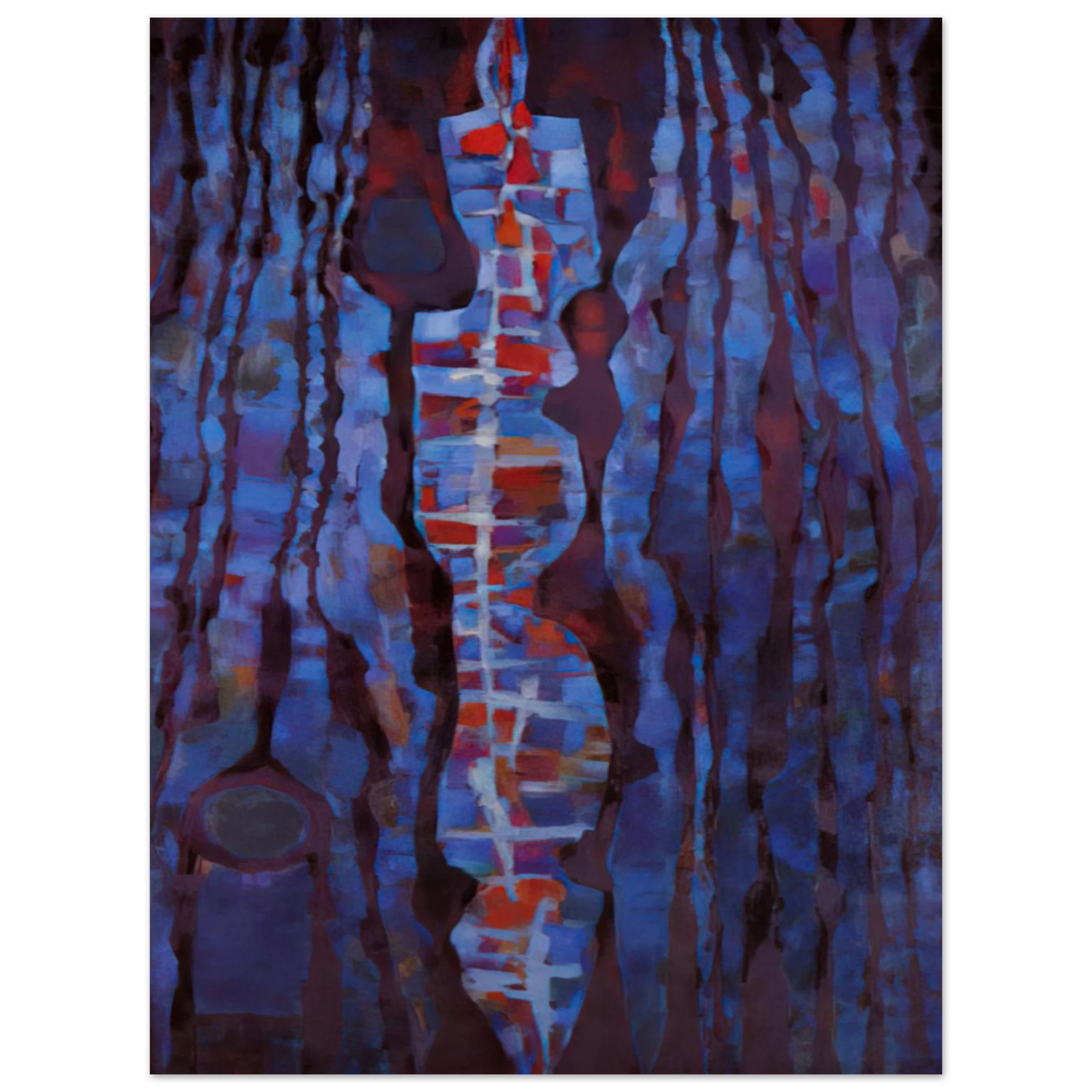 Alfred Manessier - L'offrande de la Terre ou Hommage ÃƒÂ  Teilhard de Chardin - 1962  75x100 cm / 30x40inches Fine Art Poster