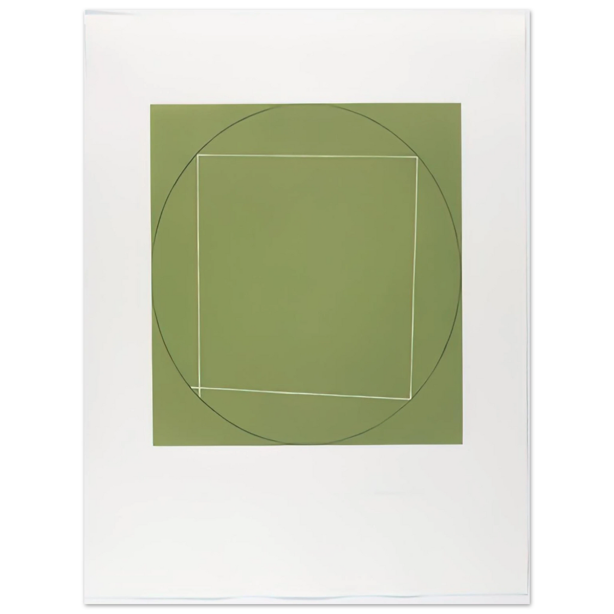 Robert Mangold - UNTITLED FROM SEVEN AQUATINTS 1973  75x100 cm / 30x40inches Fine Art Poster