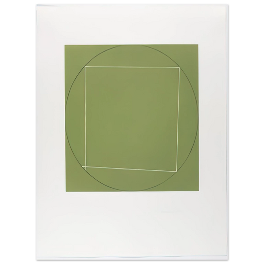 Robert Mangold - UNTITLED FROM SEVEN AQUATINTS 1973  75x100 cm / 30x40inches Fine Art Poster